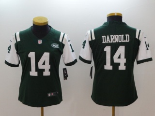 Women New York Jets #14 Sam Darnold Vapor Untouchable Limited Jersey Green