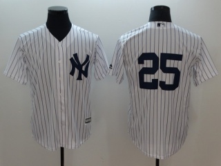 New York Yankees #25 Gleyber Torres Cool Base Jersey White