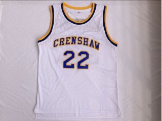 Quincy McCall 22 Crenshaw High School Movie Basketball Jersey White