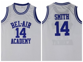 Will Smith 14 Bel-Air Academy Baseball Jersey White