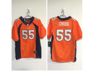 Denver Broncos #55 Bradley Chubb Elite Football Jersey Orange