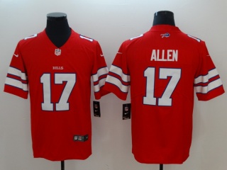 Buffalo Bills #17 Josh Allen Men's Vapor Untouchable Limited Jersey Red