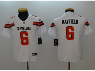 Youth Cleveland Browns #6 Baker Mayfield Vapor Untouchable Limited Jersey White