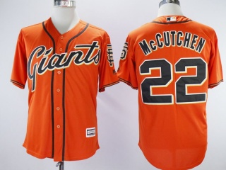 San Francisco Giants #22 Andrew Mccutchen Cool Base Jerseys Orange