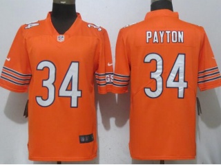 Chicago Bears #34 Walter Payton Vapor Untouchable Limited New Style Jersey Orange