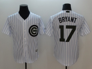 Chicago Cubs #17 Kris Bryant Memorial Day Cool Base Jersey White