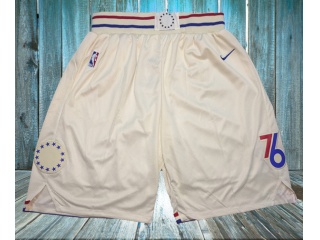 Nike Philadelphia 76ers Basketball Short Cream