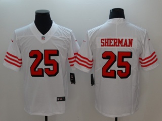 San Francisco 49ers #25 Richard Sherman Color Rush Limited Football Jersey White