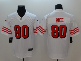 San Francisco 49ers #80 Jerry Rice Color Rush Limited Football Jersey White