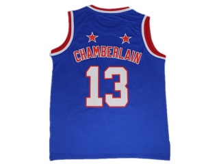 Wilt Chamberlain 13 Harlem Globetrotters Movie Basketball Jersey Blue
