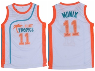 Flint Tropics 11 Monix Baseball Jersey White