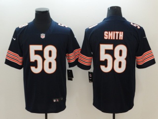 Chicago Bears #58 Roquan Smith Vapor Untouchable Limited Jersey Blue