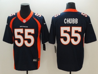 Denver Broncos #55 Bradley Chubb Vapor Untouchable Limited Jersey Blue