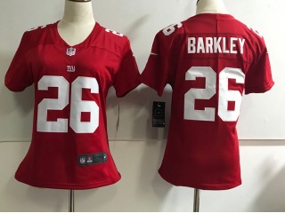 Women New York Giants #26 Saquon Barkley Vapor Untouchable Limited Jersey Red