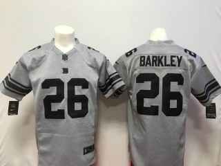 New York Giants #26 Saquon Barkley Limited Jersey Gridiron Gray