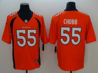 Denver Broncos #55 Bradley Chubb Vapor Untouchable Limited Jerseys Orange