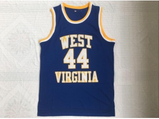 Jerry West 44 Virginia Mountaineers Jersey Blue