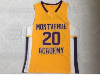 Ben Simmons 20 Montverde Academy Eagles Jersey Yellow
