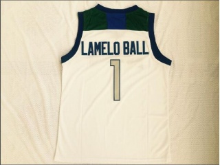 LaMelo Ball 1 Chino Hill Huskies High School Jersey White