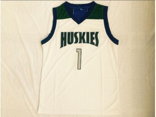 LaMelo Ball 1 Chino Hill Huskies High School Jersey White