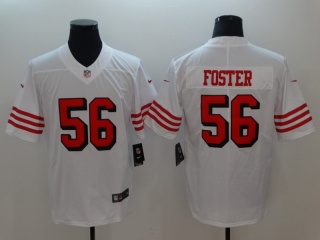 San Francisco 49ers #56 Reuben Foster Color Rush Limited Football Jersey White