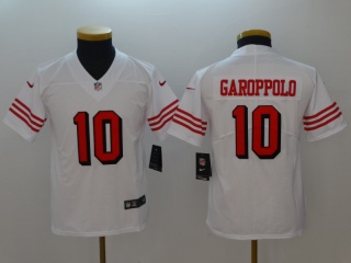 Youth San Francisco 49ers #10 Jimmy Garoppolo Color Rush Limited Football Jersey White