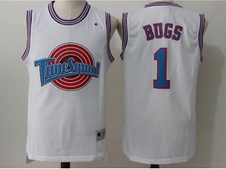 Bugs Bunny Jersey 1 Tune Squad Space Jam Movie Basketball White