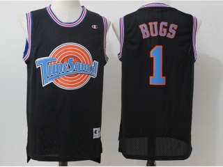 Bugs Bunny Jersey 1 Tune Squad Space Jam Movie Basketball Black