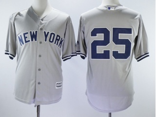 New York Yankees #25 Gleyber Torres Flexbase Jersey Grey
