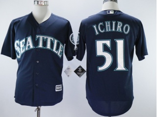 Seattle Mariners #51 Ichiro Suzuki Cool Base Jersey Blue