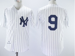 New York Yankees #9 Roger Maris Throwback 1961 Jersey White