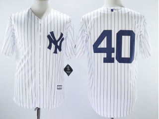 New York Yankees #40 Luis Severino Cool Base Jerse White