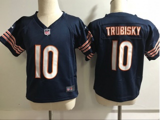 Nike Chicago Bears #10 Mitch Trubisky Toddler Jersey Blue
