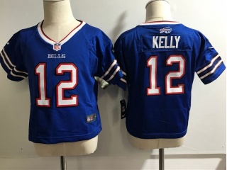 Nike Buffalo Bills #12 Jim Kelly Toddler Jersey Blue