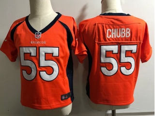 Nike Denver Broncos #55 Bradley Chubb Toddler Jersey Orange