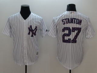 New York Yankees #27 Giancarlo Stanton 2018 Stars & Stripes Cool