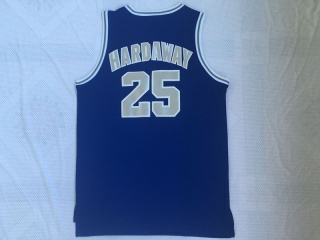 Penny Hardaway 25 Memphis State College Basketball Jersey Blue