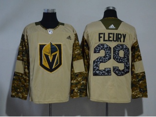 Adidas Vegas Golden Knights 29 Marc-Andre Fleury Hockey Jersey khaki