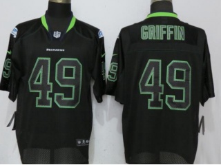 Nike Seattle Seahawks #49 Shaquem Griffin Lights Out Jersey Black