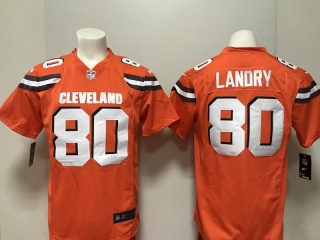 Cleveland Browns 80 Jarvis Landry Vapor Untouchable Limited Jersey Orange