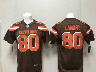 Cleveland Browns 80 Jarvis Landry Vapor Untouchable Limited Jersey Brown