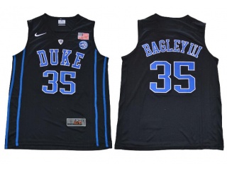 Duke Blue Devils 35 Marvin Bagley III College Basketball Jersey All Black