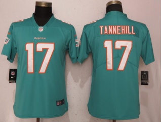Womens Miami Dolphins #17 Ryan Tannehill Vapor Untouchable Limited Jersey Green