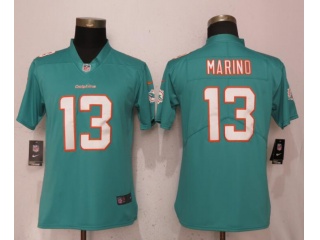Women Miami Dolphins 13 Dan Marino Vapor Untouchable Limited Jersey Green
