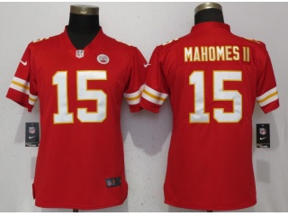 Women Kansas City Chiefs 15 Patrick Mahomes II Vapor Untouchable Limited Jersey Red