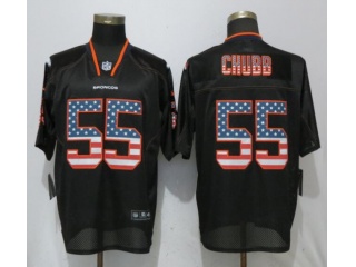 Denver Broncos 55 Bradley Chubb Football Jersey Black Flag