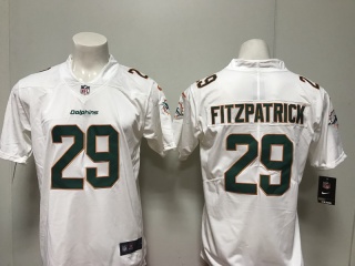 Miami Dolphins 29 Minkah Fitzpatrick Limited Jersey White Vapor Untouchable