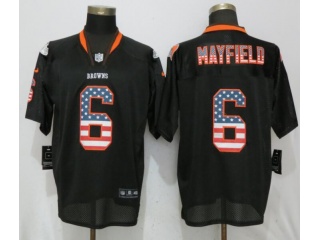 Cleveland Browns 6 Baker Mayfield Football Jersey Black USA Fashion
