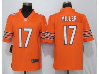 Chicago Bears 17 Miller Elite Football Jersey Orange Vapor Untouchable Limited