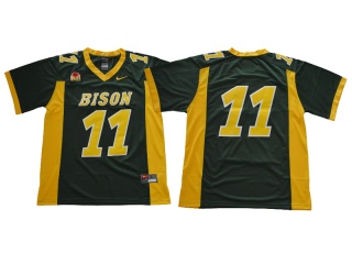 NCAA North Dakota State Bison 11 Carson Wentz Football Jersey Green